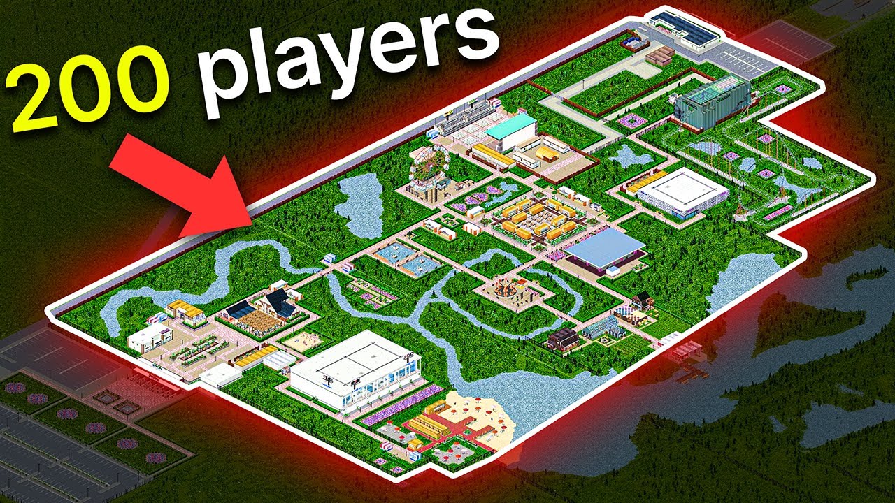 I Trapped 200 Players in the Project Zomboid Theme Park