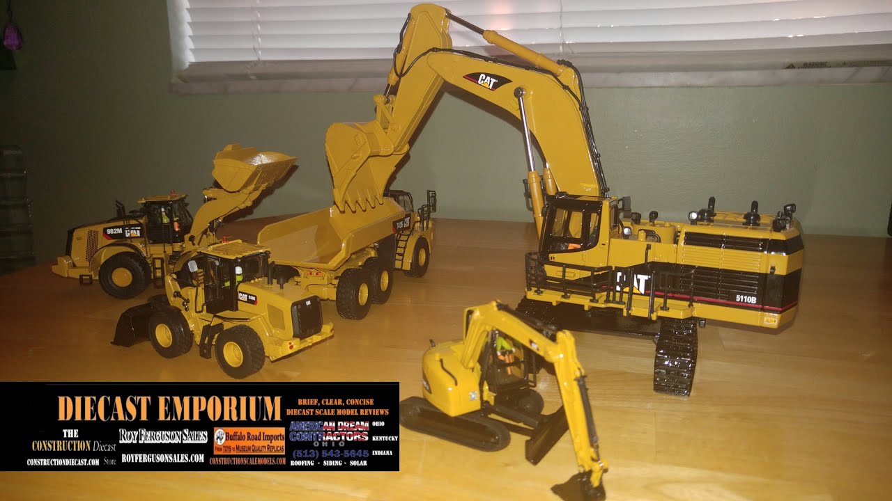 Diecast Masters Cat Scale Model Unboxing (5110B, 740B, 308C CR, 930K, 982M)