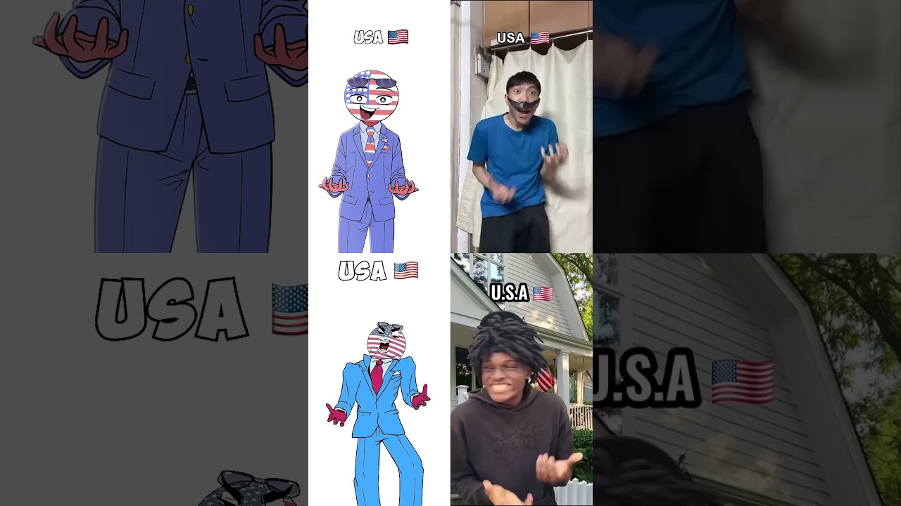 SHOOTING AT COUNTRIES 🔫 #countryhumans