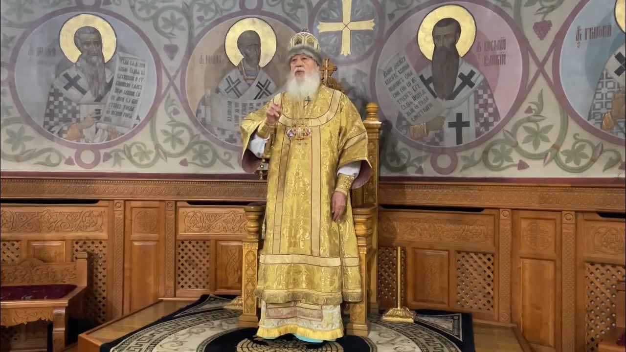М.Агафангел совершил Божественную литургию в Успенском монастыре