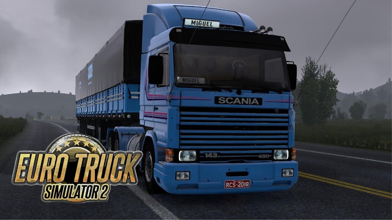 Fiz umaviagem com o Scania 143 Euro Truck Simuleitor 2