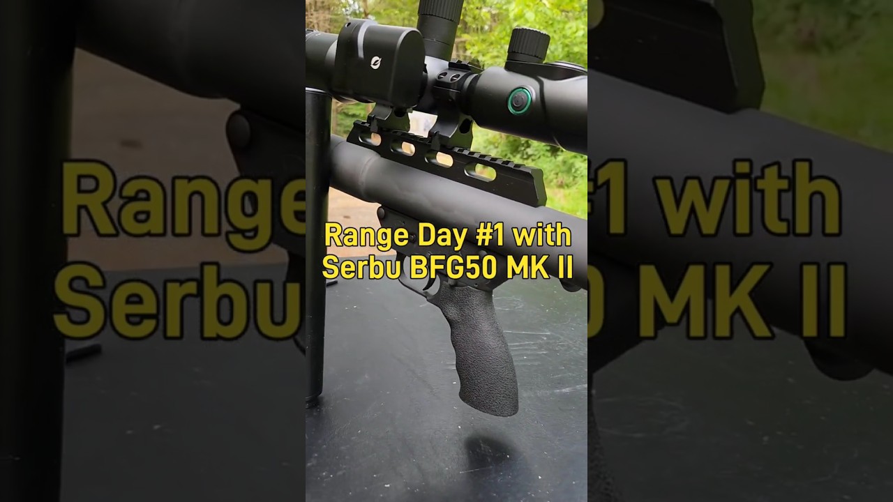 Range day with the Serbu BFG-50 MKII. All components are finally together.  Full video in progress.