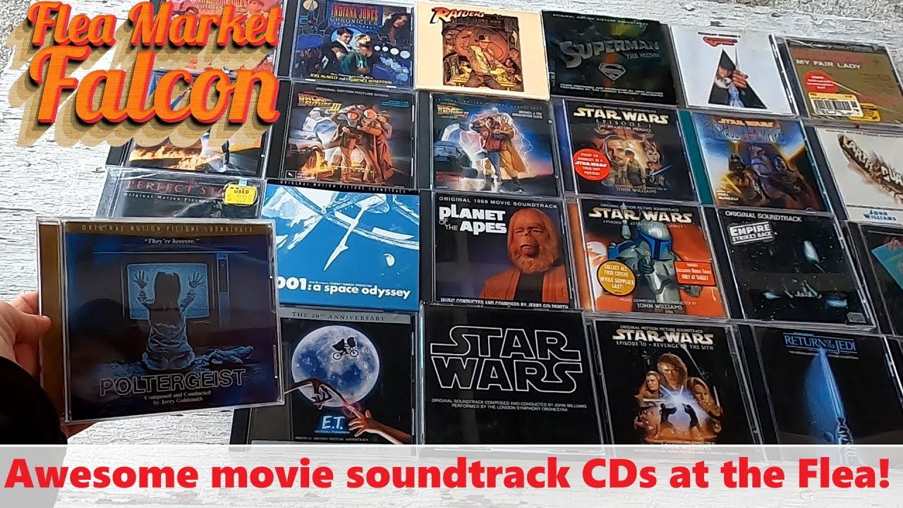 Flea Market hunting for rare out of print CDs DVDs Horror VHS and other media items