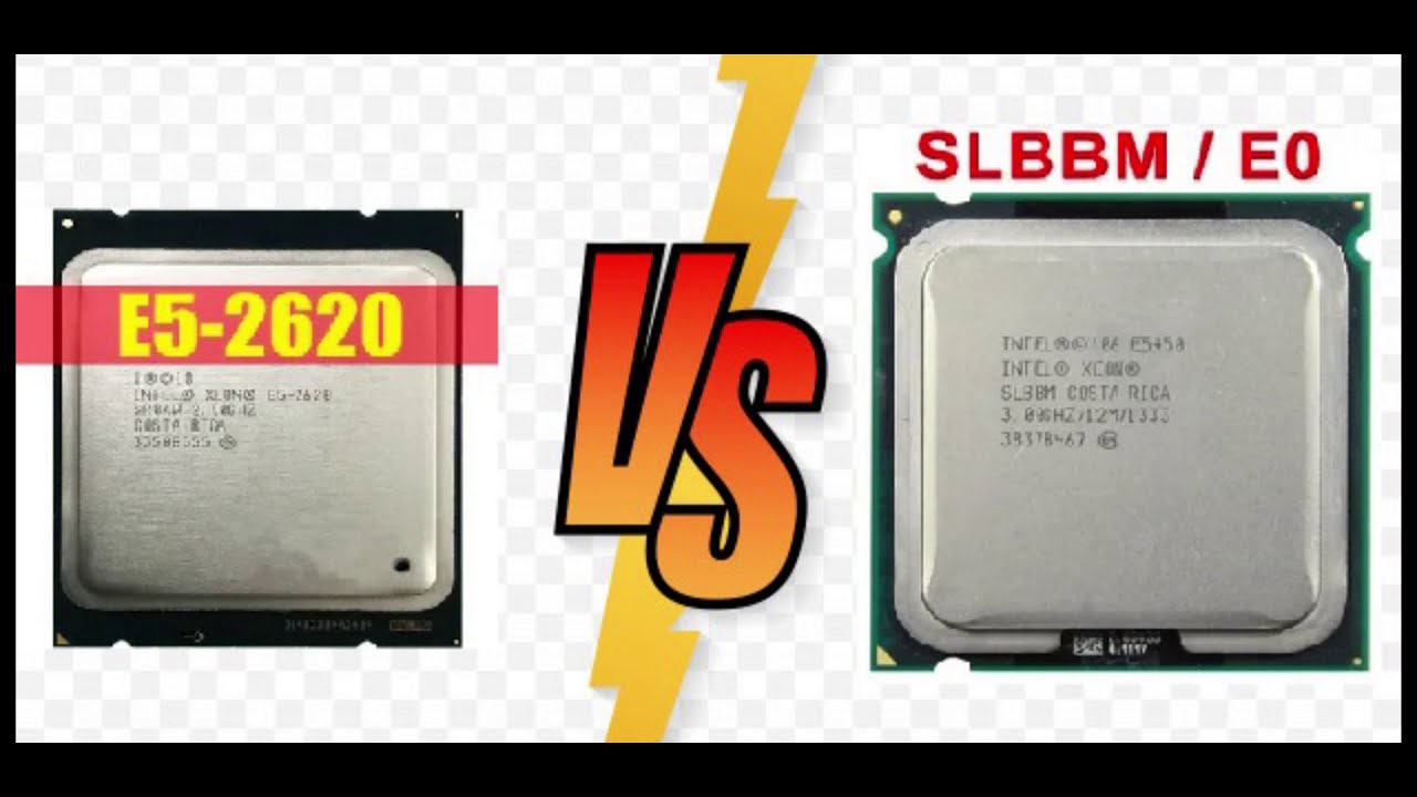 xeon e5450 vs e5 2620
