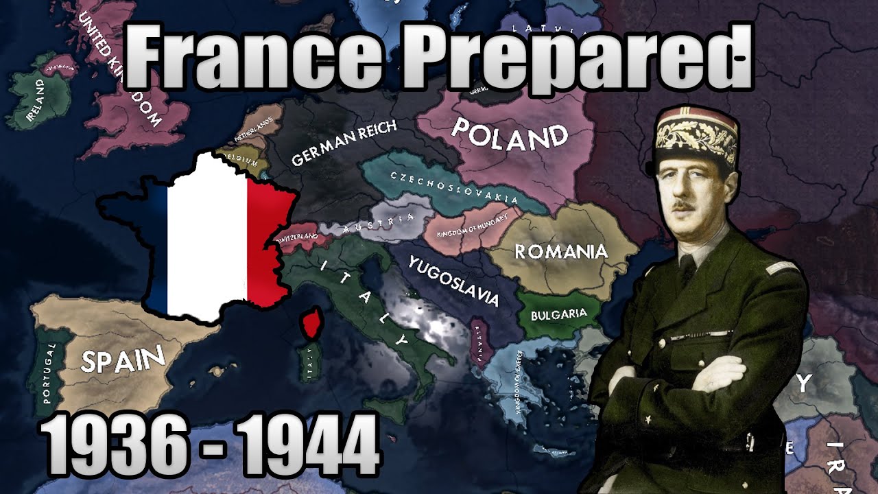 What If France Prepared For WW2 | HOI4 WW2 TIMELAPSE