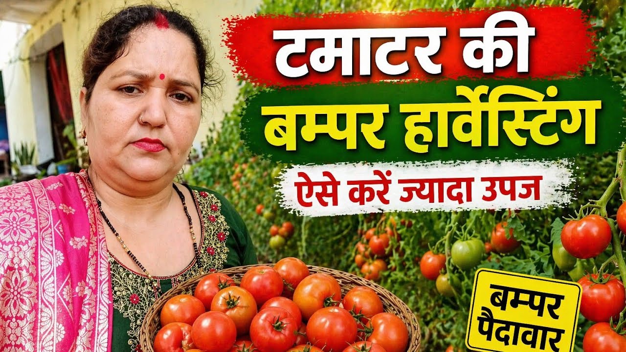 🍅🍅🍅🍅टमाटर की बंपर हार्वेस्टिंग🍅🍅🍅