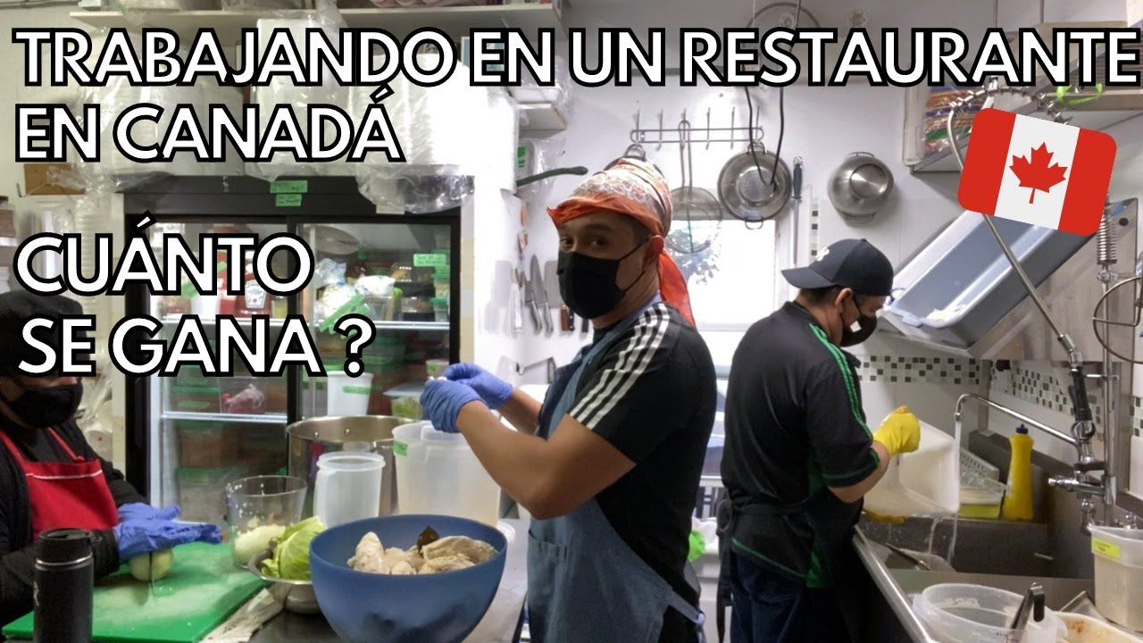 ¡Un día trabajando en un restaurante latino en Canadá! Cuanto gané?  🇨🇦