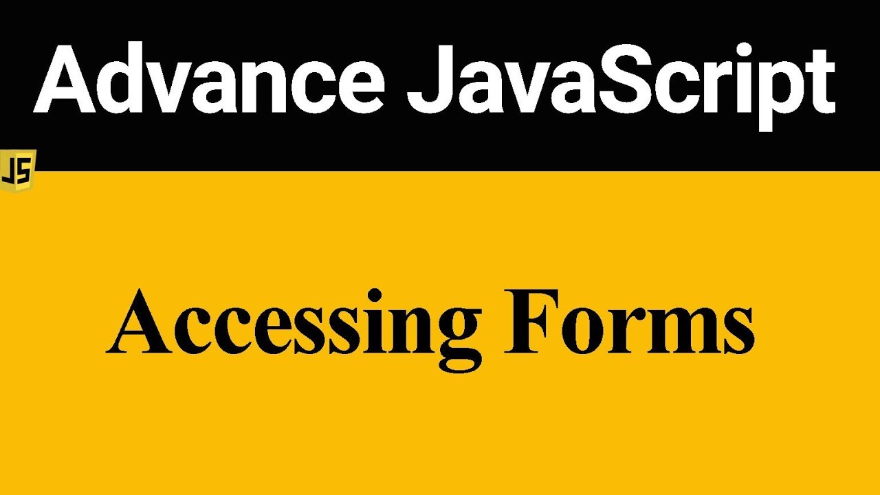 Accessing Forms in JavaScript (Hindi)