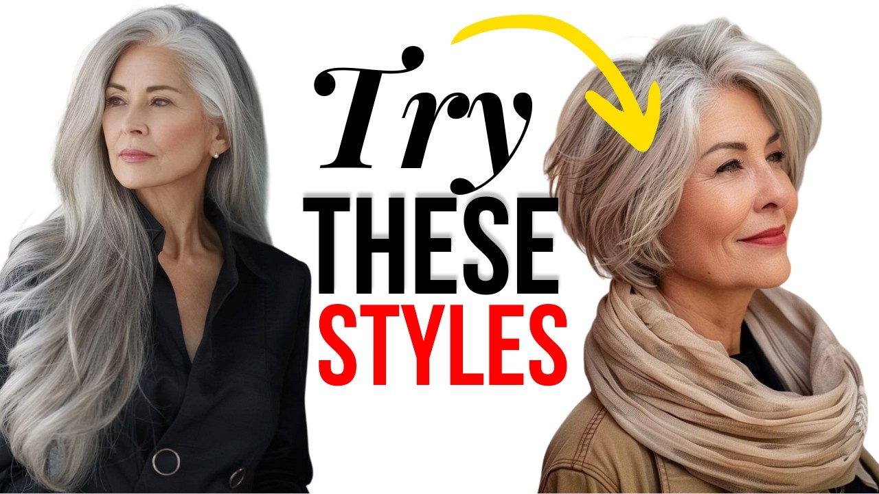 10 Best Hair Styles For Gray Hair