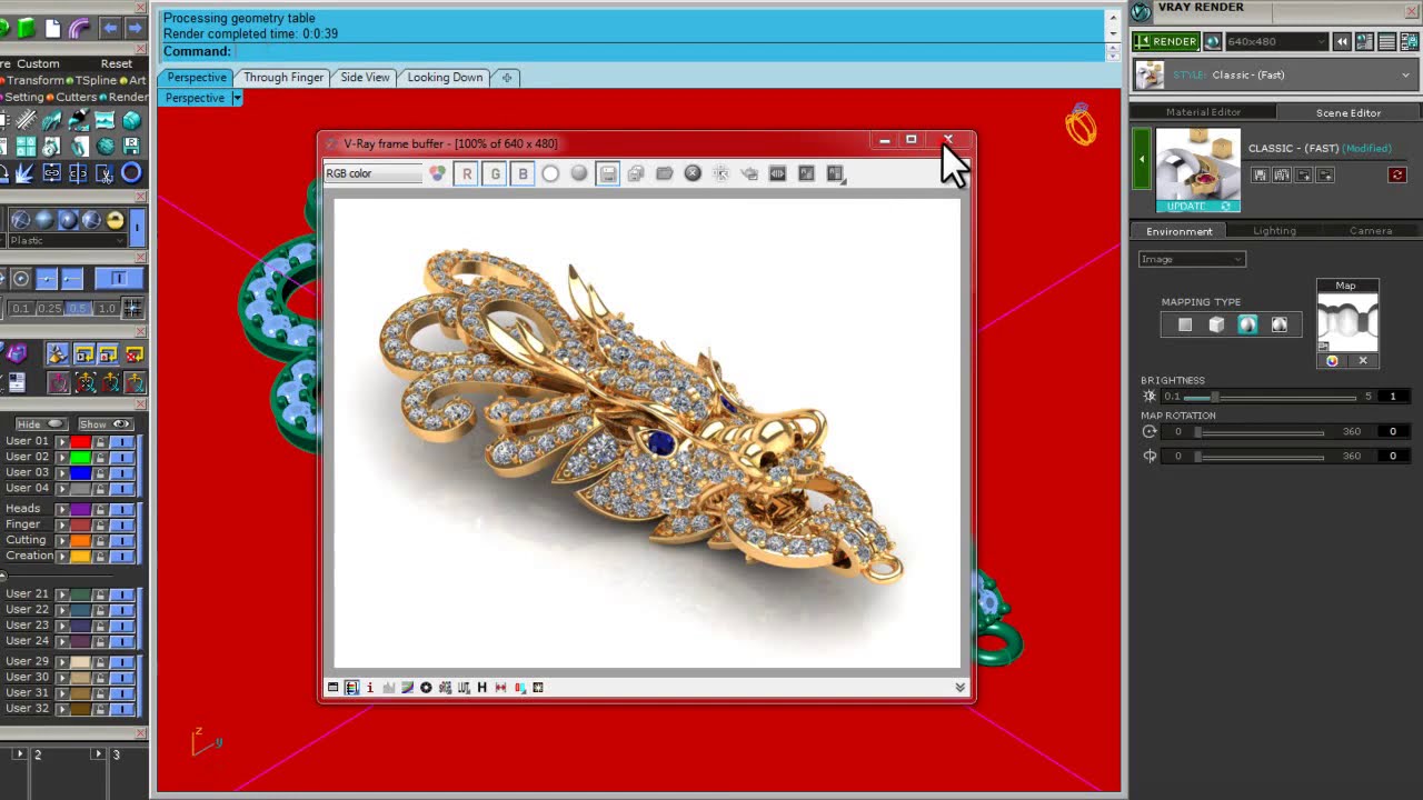 How to setup render vray in Gemvision Matrix 8 0