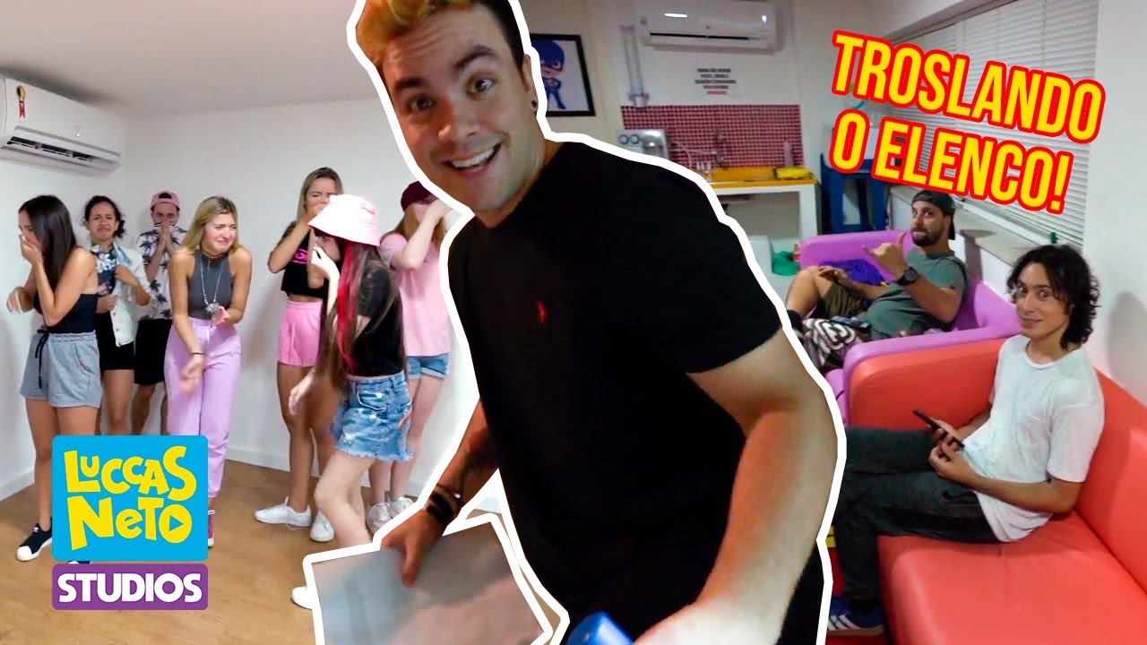LUCCAS TROSLANDO ATORES COM PUM ENLATADO