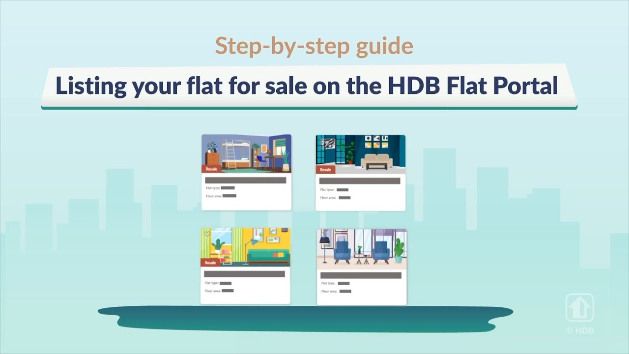Listing your flat for sale on the HDB Flat Portal | Selling an HDB Flat