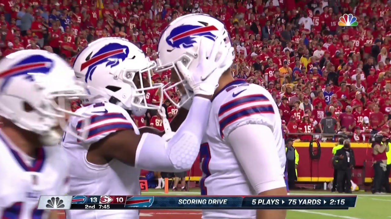 Josh Allen throws a ROCKET to Emmanuel Sanders for TD