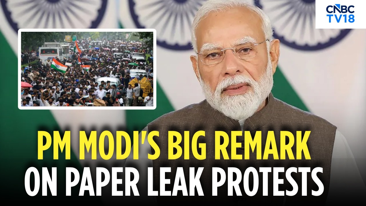 PM Modi Reacts To Paper Leak Protests | PM Modi Announces Fast-Track Courts for Paper Leak Cases