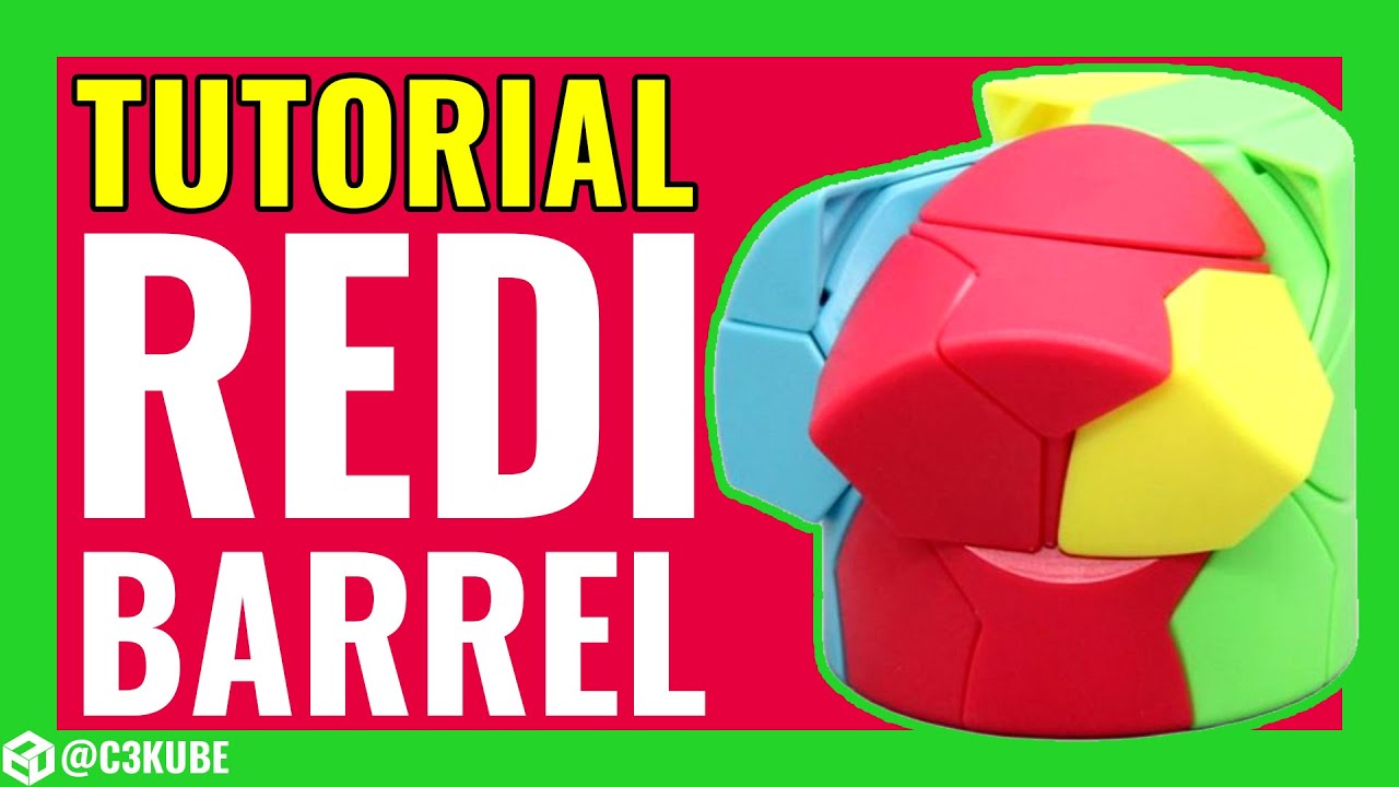 🟩 Tutorial Redi Cylinder Rubik's Cube | Método principiante | ESPAÑOL 💙 C3 Kube Redi Barrel