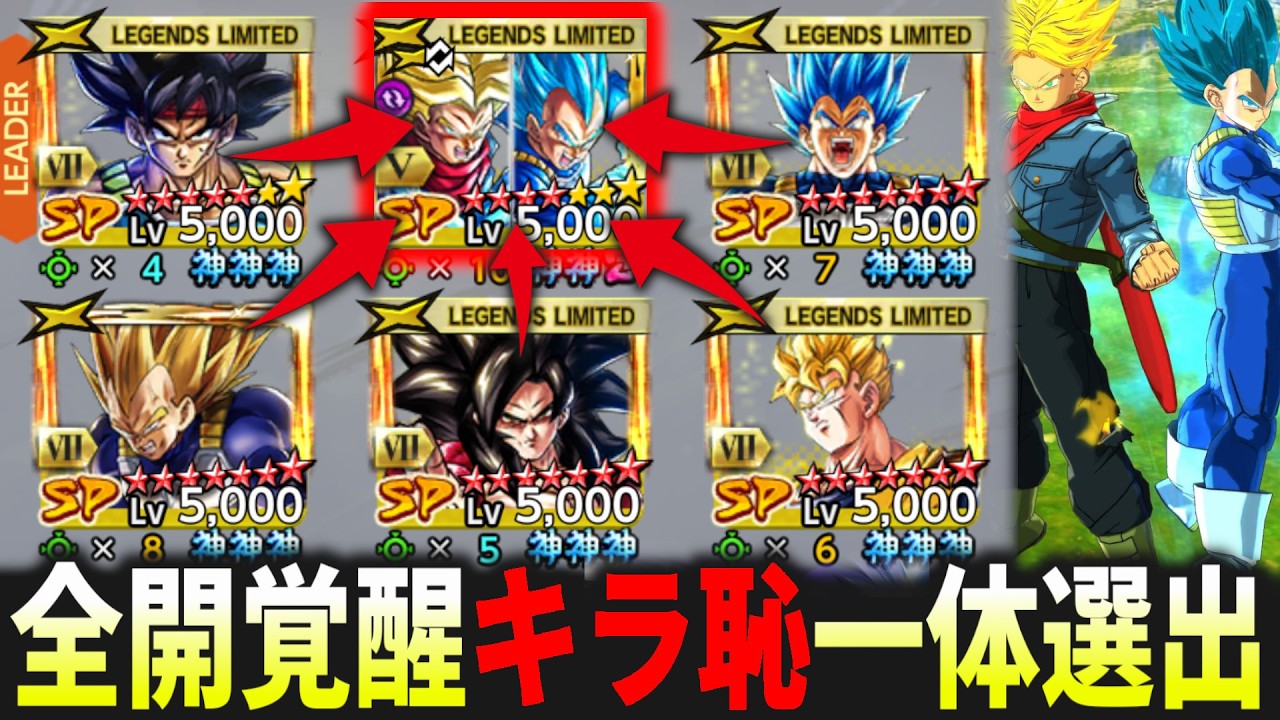 『ついに』っていうほど待ってなかった覚醒グミ恥をZENKAIアビ6枚乗せの一体選出で使ってみた【ドラゴンボールレジェンズ】【Dragon Ball Legends】
