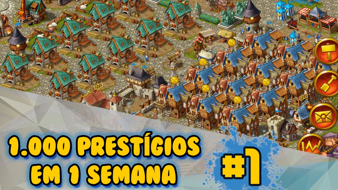 Townsmen #1 Como iniciar sua Metrópole PT-BR