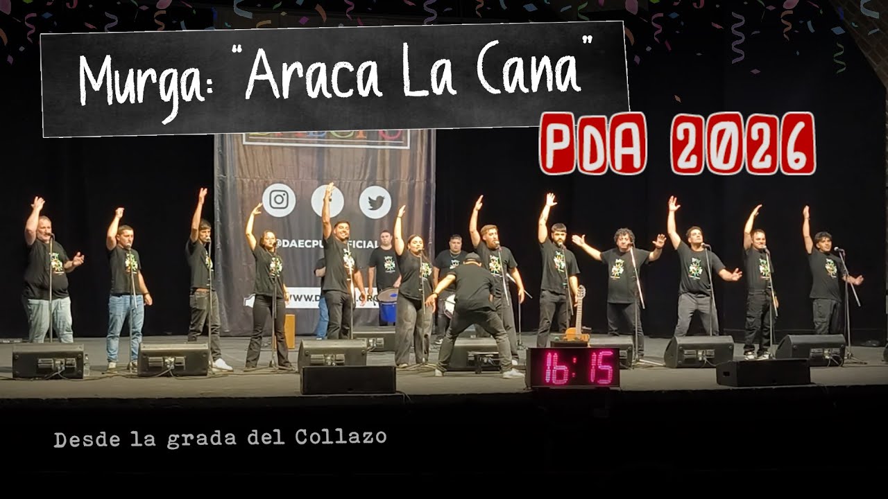 Araca La Cana - Prueba de Admisión 2026