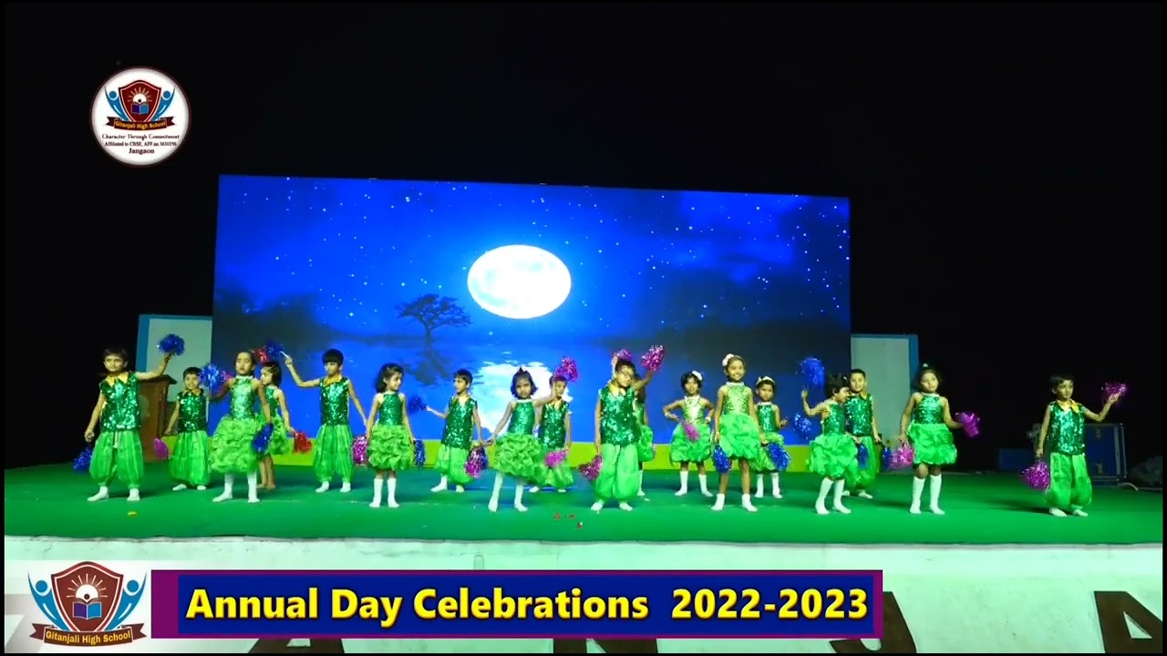 Chanda Chamke Cham Dance by UKG kids || Annual Day Celebrations 2022-23