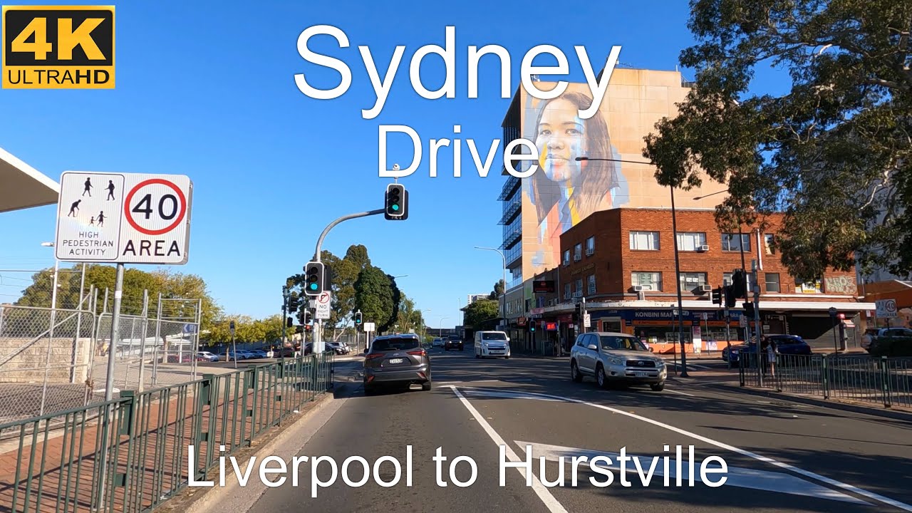 Driving Liverpool to Hurstville | Sydney Australia | 4K UHD 