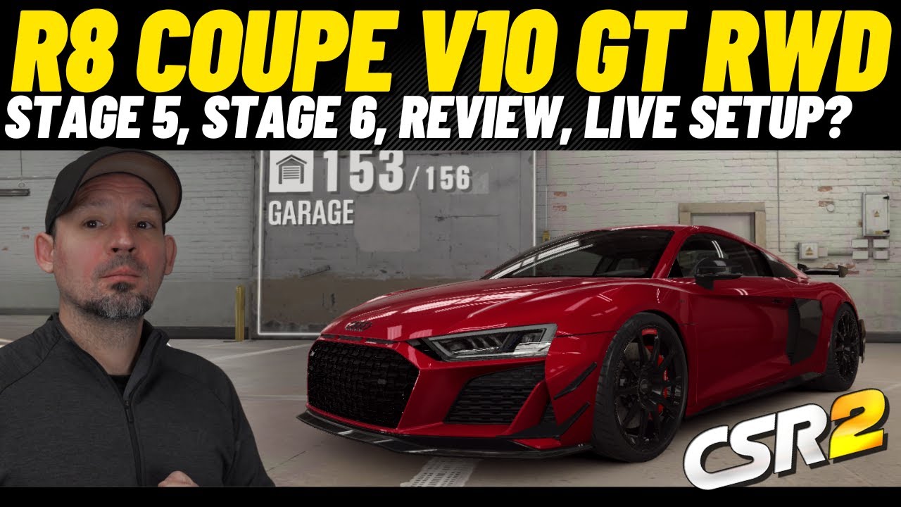 CSR2 Audi R8 Coupe V10 GT RWD | Shift, Tune, Review, Live Racing