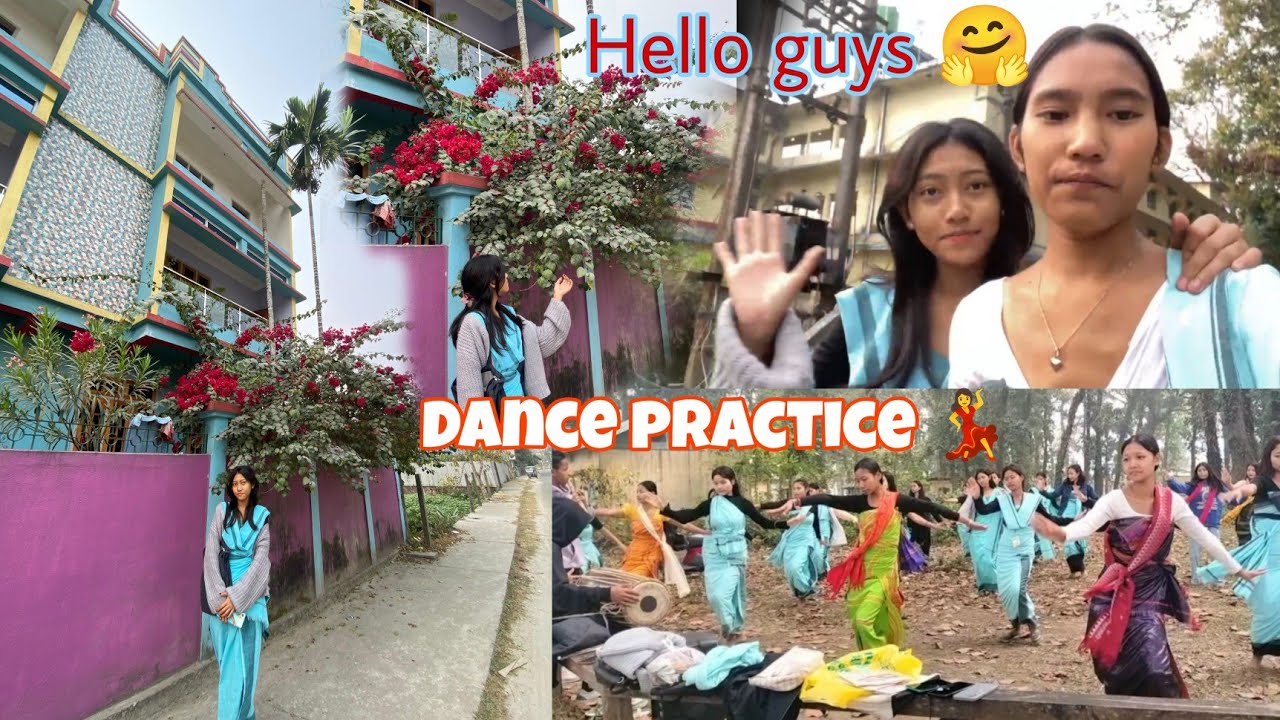Dance practice karne gayi thi guys ||gossaigaon college college||26 January mein hum dance karenge💗