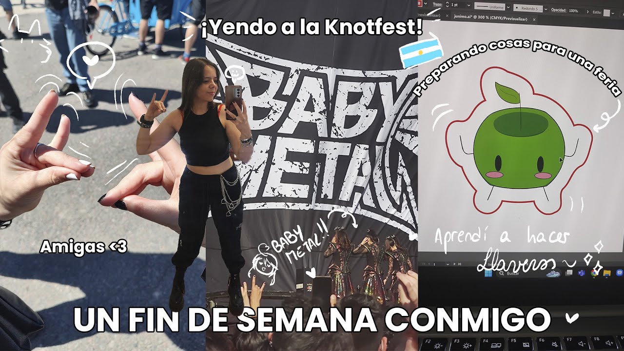 Preparando cosas para las ferias y viendo a BABYMETAL en vivo (!!!)  || Un fin de semana conmigo