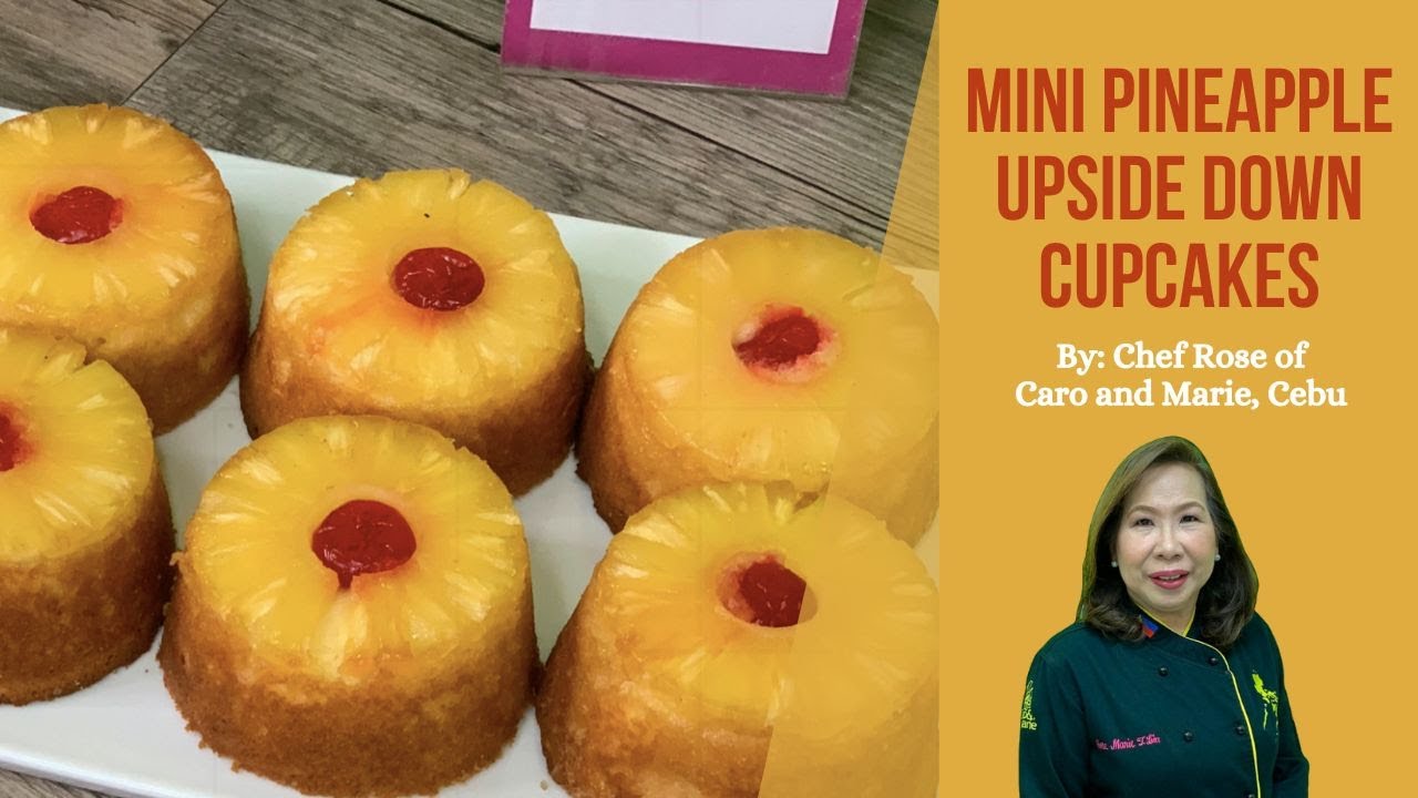 Mini Pineapple Upside Down Cupcakes