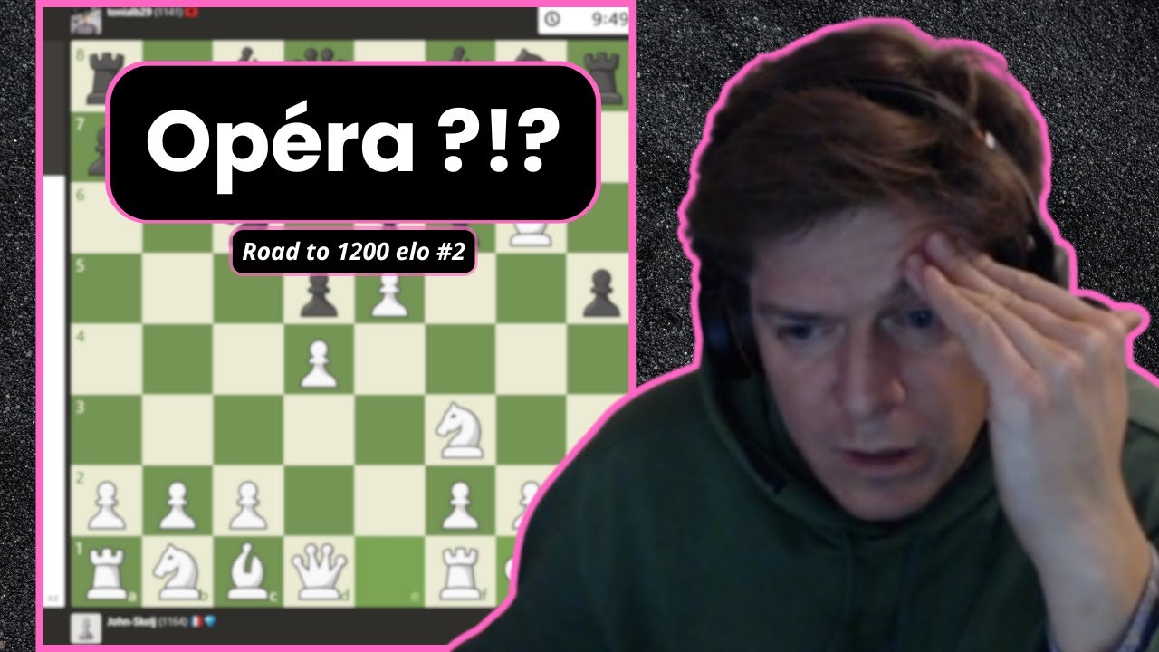 Road to 1200 elo #2 — Parties rapides + analyses en live (~1100 elo)