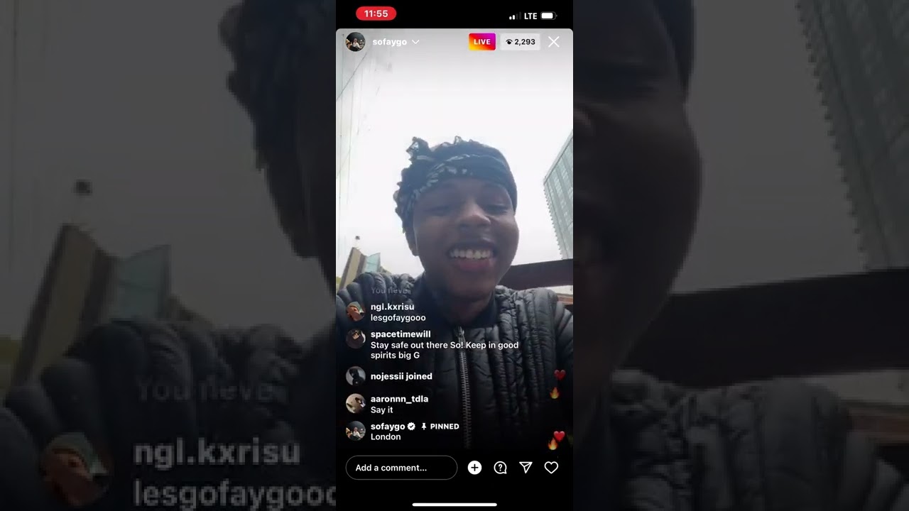 НОВЫЙ IG SOFAYGO В ЛОНДОНСКОЙ ВЕЛИКОБРИТАНИИ ОБЩАЕТСЯ С ФАНАТАМИ 07/03/2022