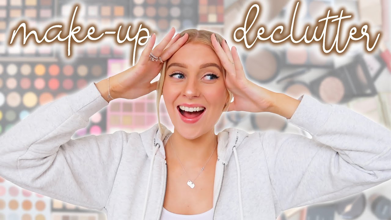 huge make-up declutter... over half of it GONE! 🌷 spring cleaning!