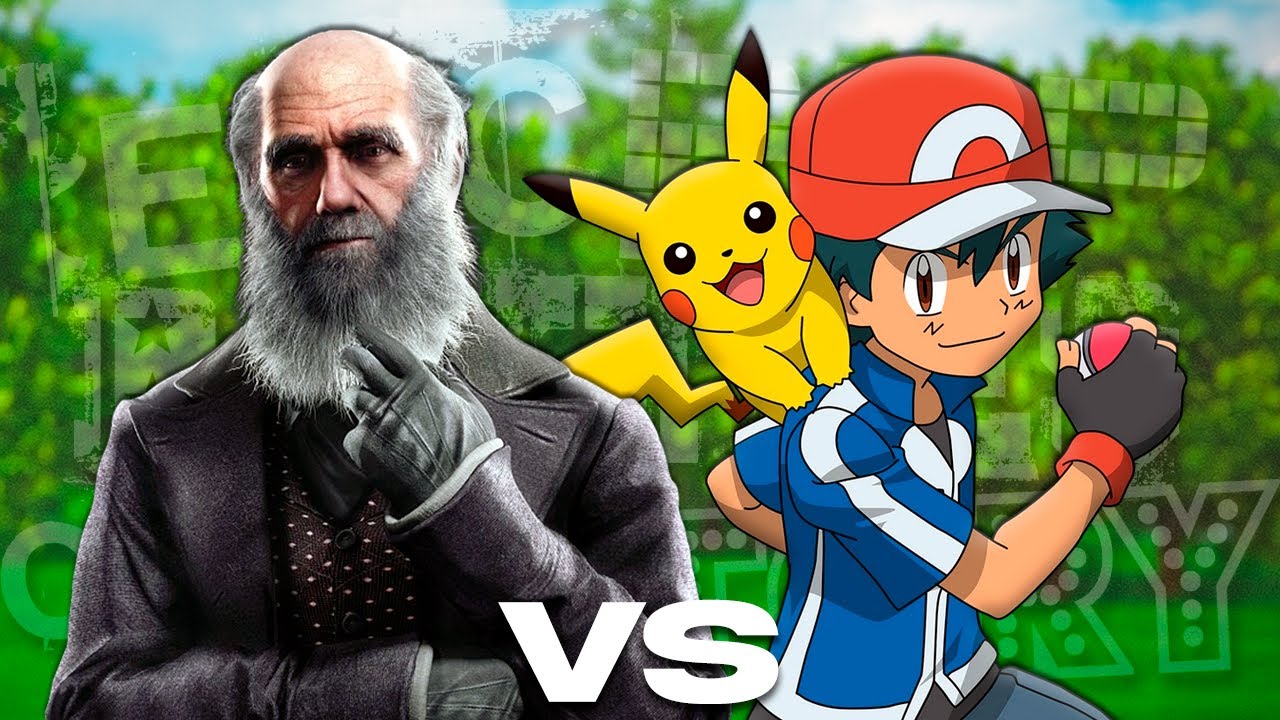 Ash Ketchum vs Charles Darwin. ERB as EBRF - FanMade by Zimoneo