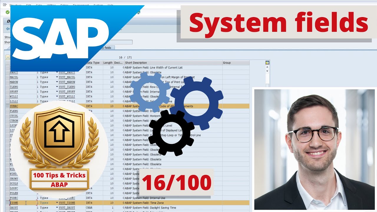 Важные значения во время выполнения (структура SYST) | Совет ABAP № 16