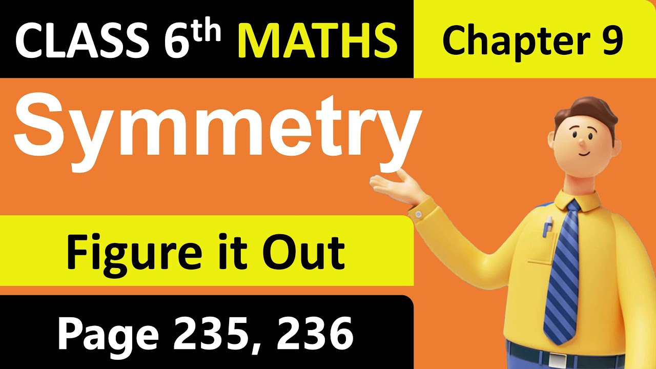 Class 6 Maths | Figure it Out | Page 235, 236 | Chapter 9 | Symmetry | Part 13 | NCERT