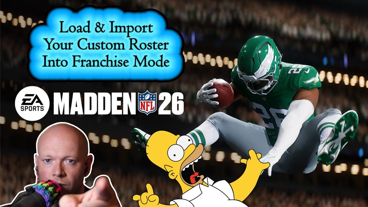 Madden NFL 26 ● Как загрузить пользовательские составы и импортировать их в Franchise