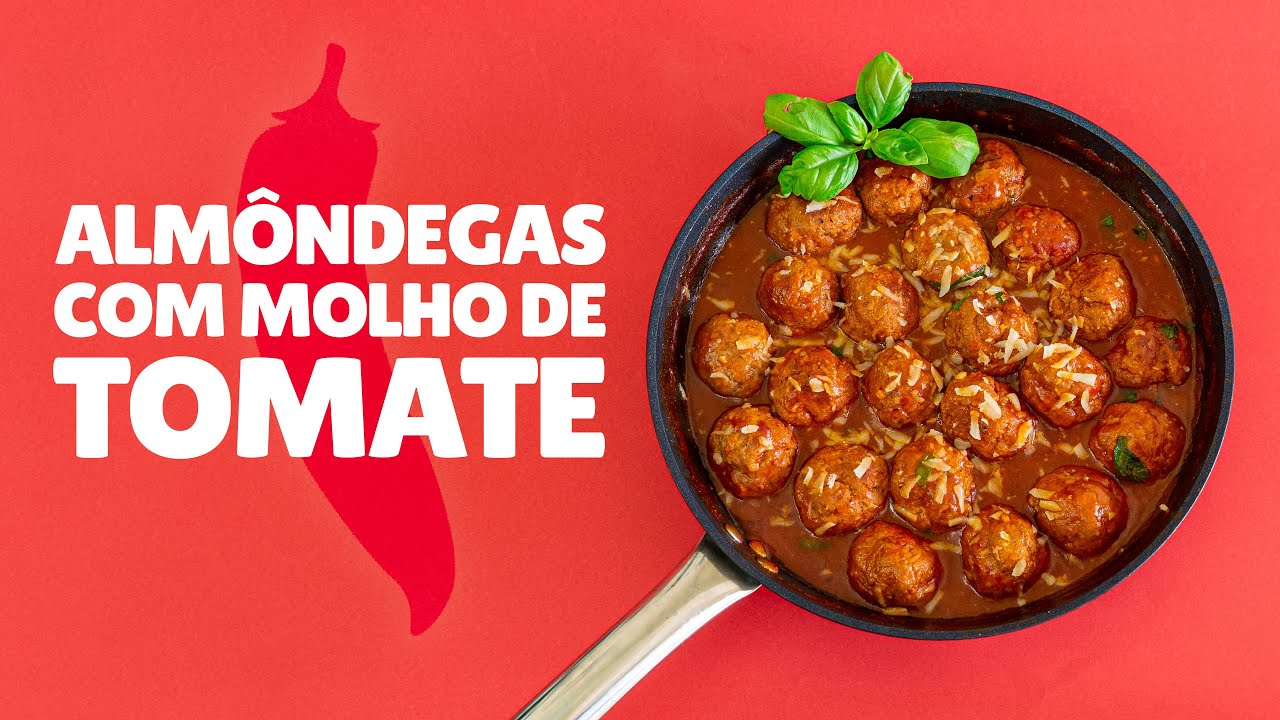 Almôndegas com Molho de Tomate