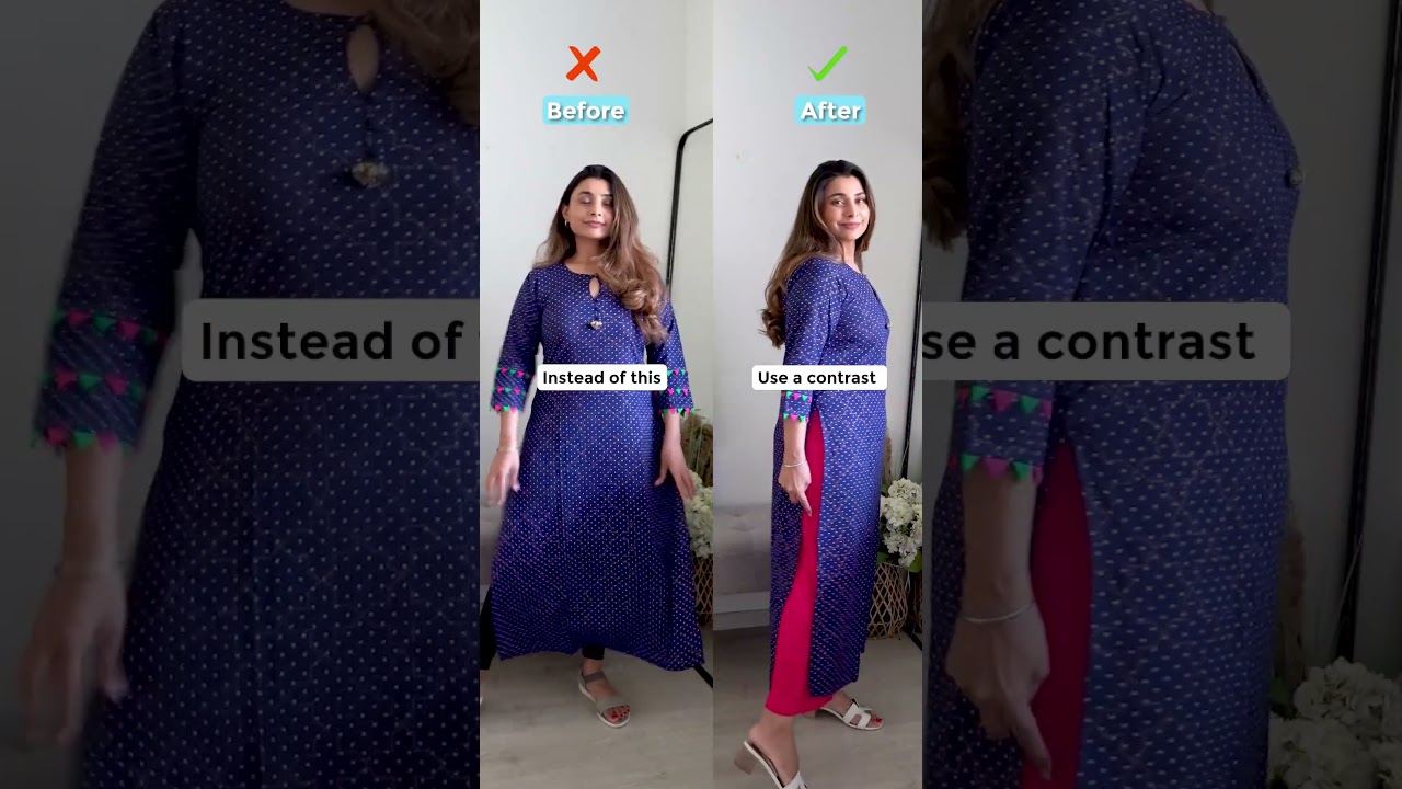 STOP WEARING LEGGINGS WITH ALL YOUR INDIAN KURTAS | Ishita Saluja | #shorts