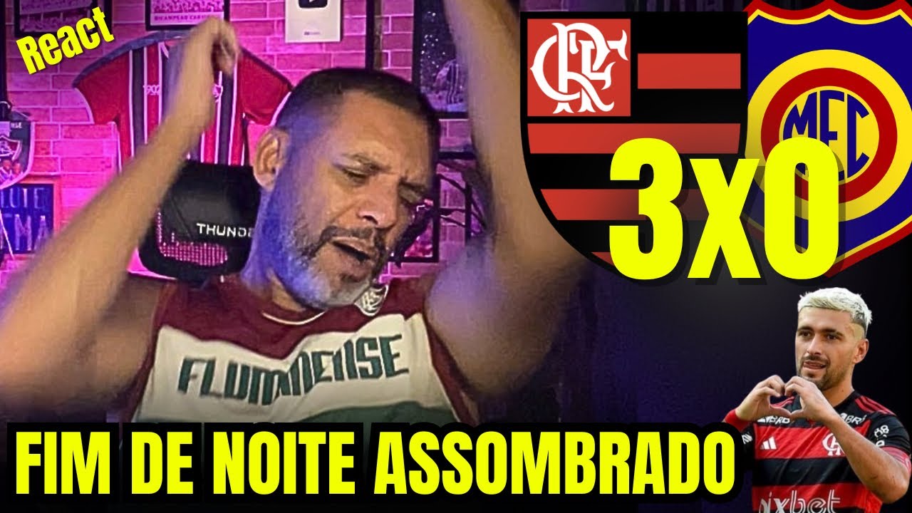 React melhores momentos Flamengo 3x0 Madureira | Já estão na final🤬