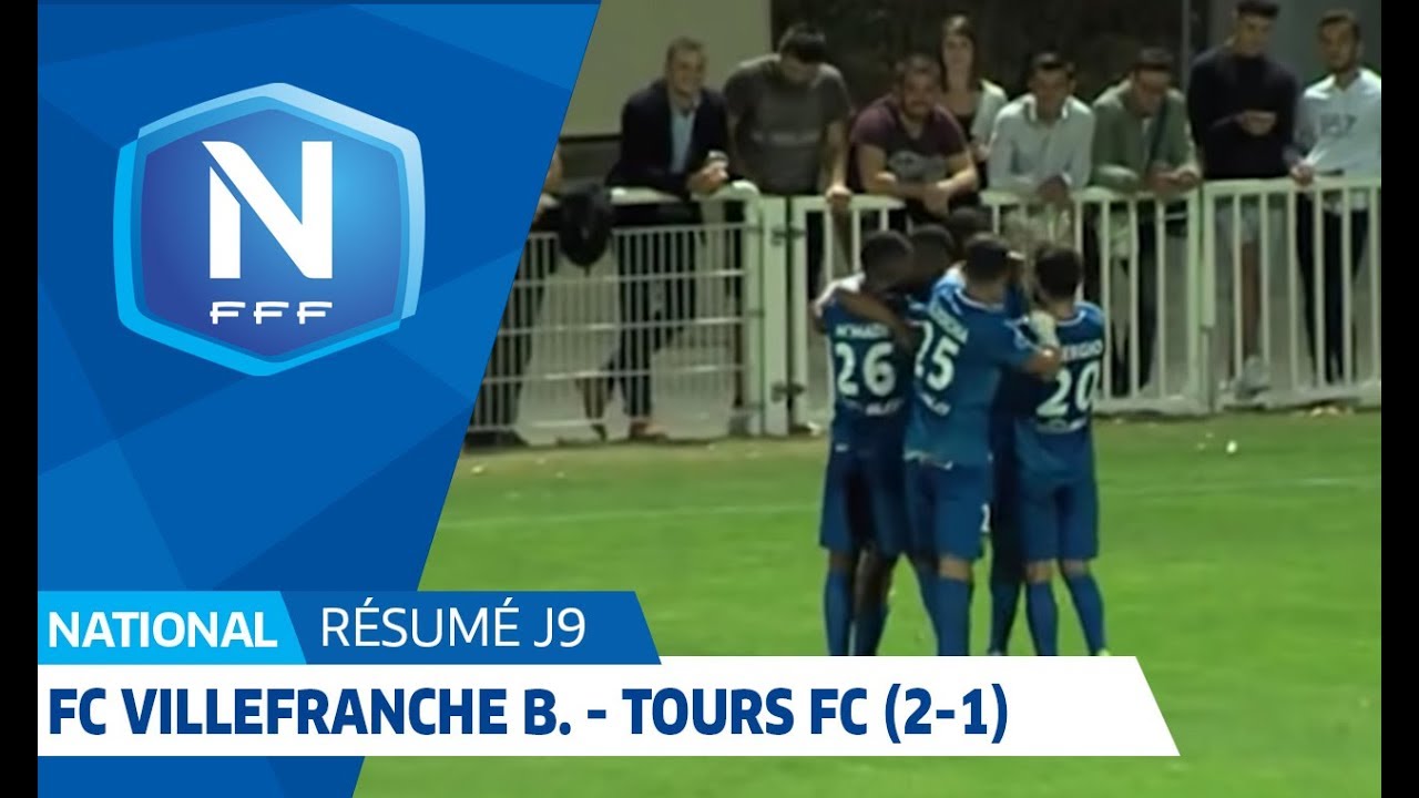 J9 : FC Villefranche B. - Tours FC (2-1), le résumé I National FFF 2018-2019