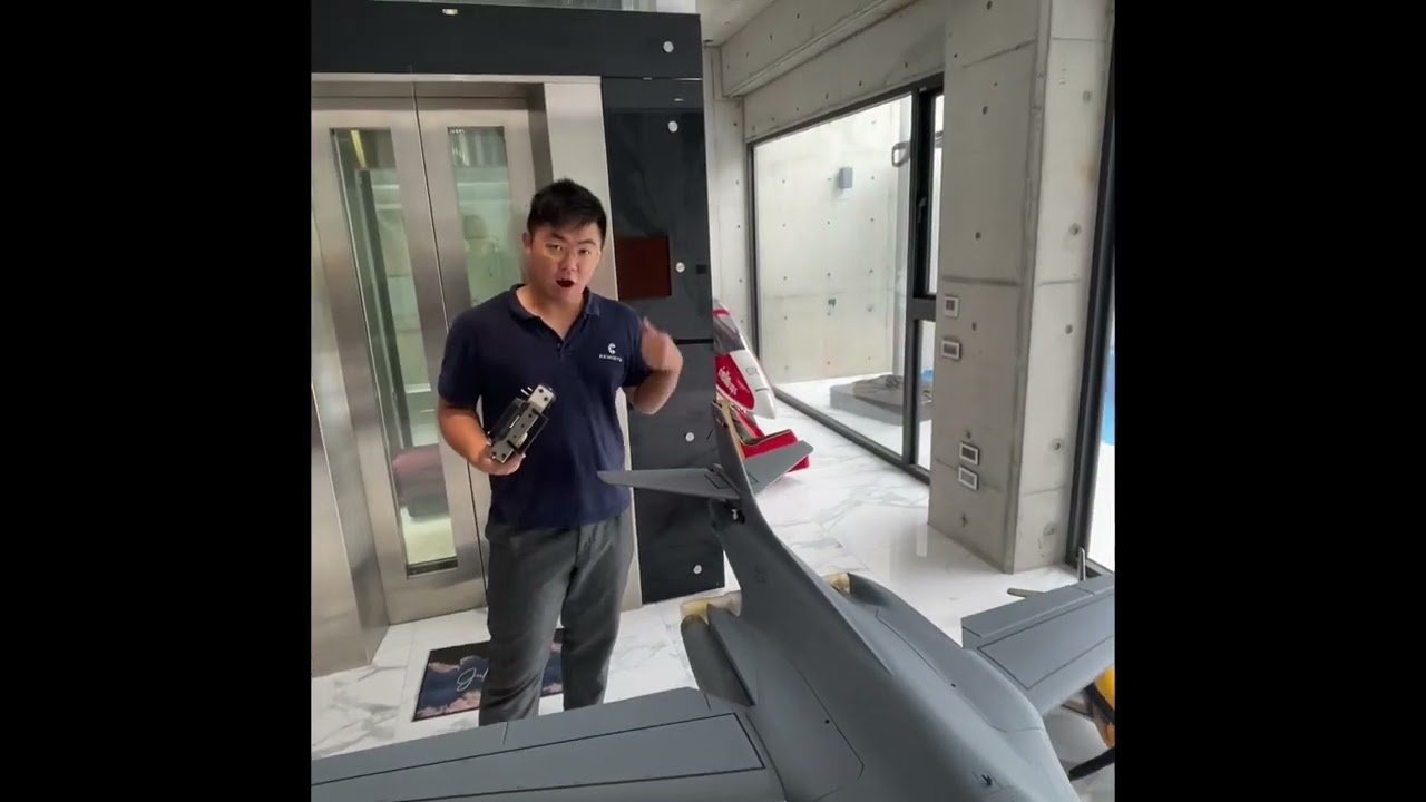 XFly B1B swept wing setup