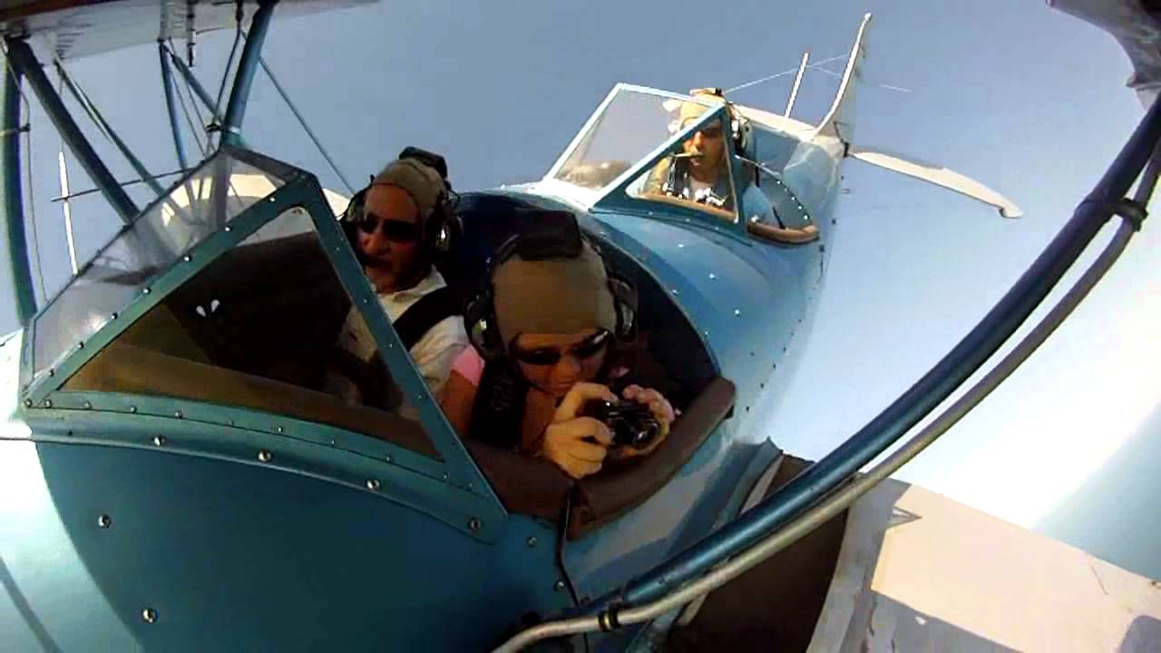 Cocoa Beach Aerobatics Biplane Ride, Loops, Rolls and More!