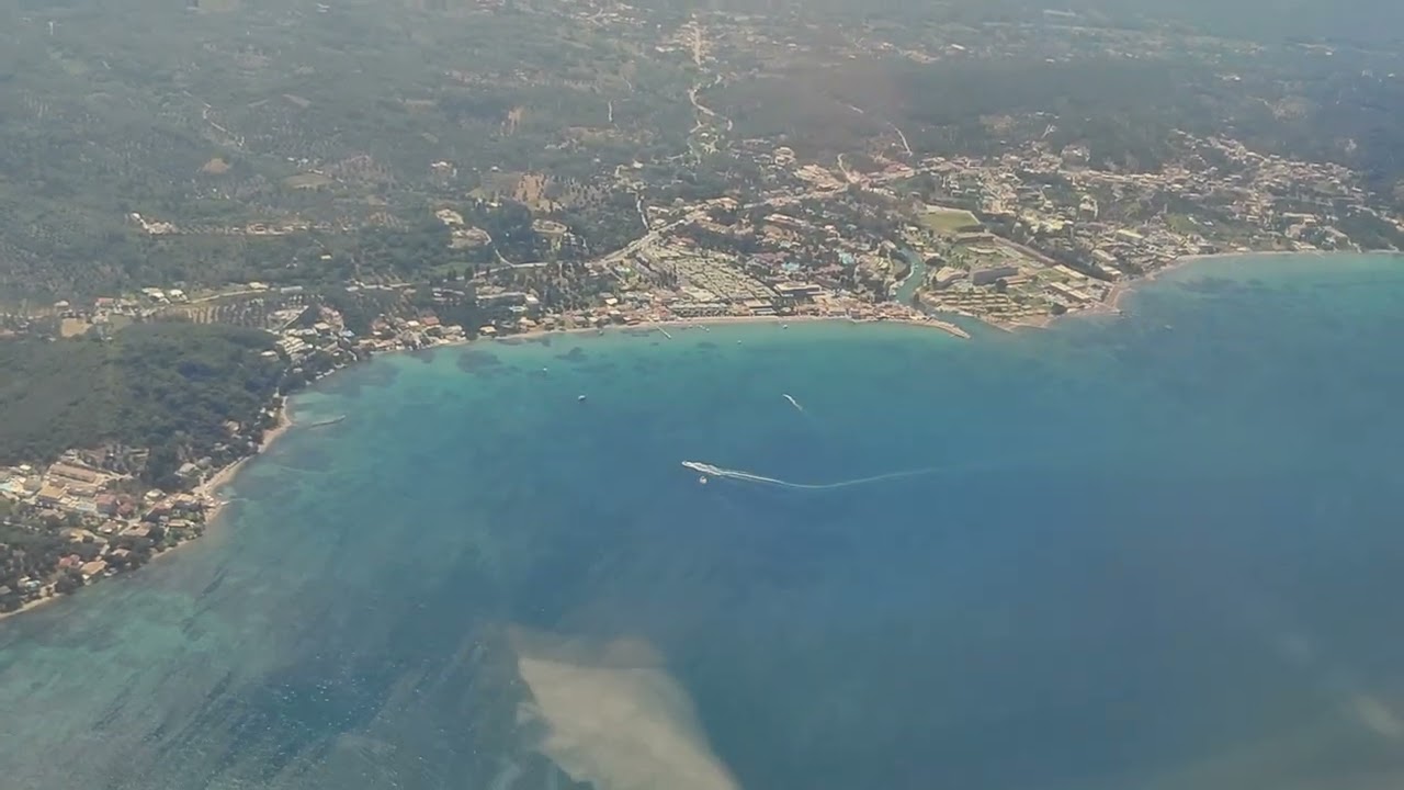 Beautiful Landing at Corfu CFU Airport