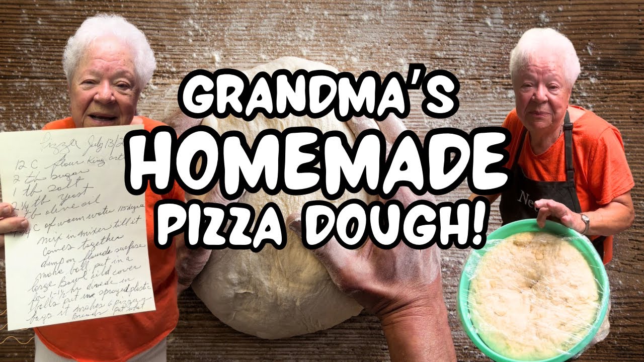 Grandma’s Homemade Pizza Dough Recipe