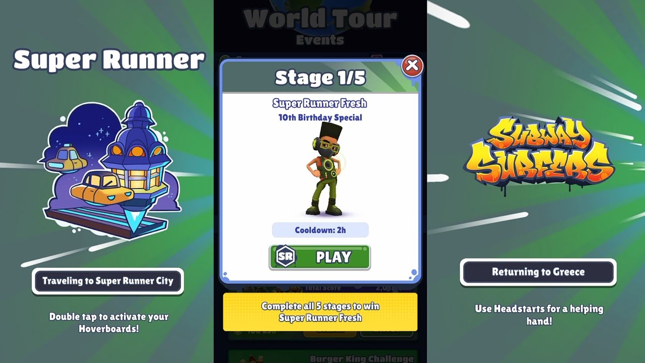 SUBWAY SURFERS GREECE 2022 : SUPER RUNNER FRESH !!