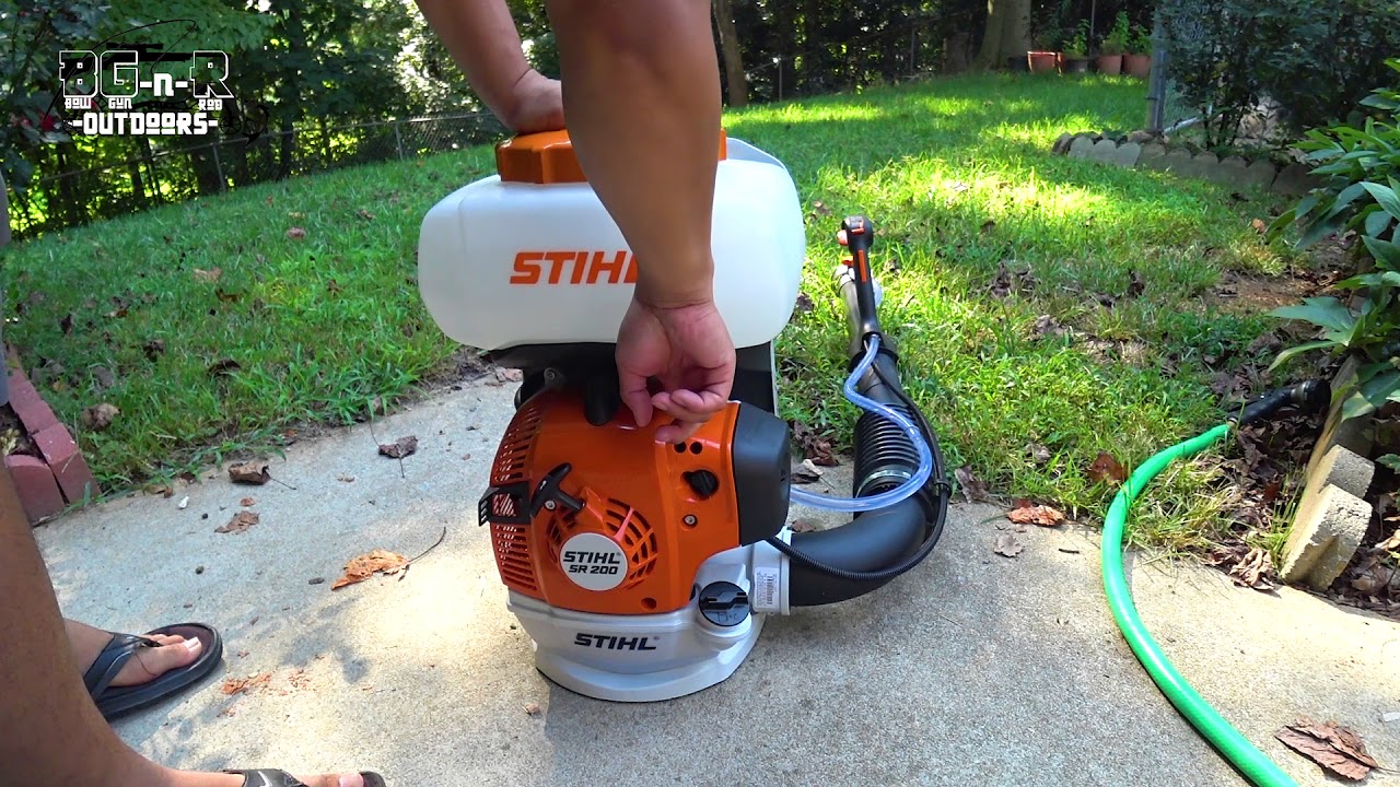 Mosquito Control STIHL SR200 Sprayer