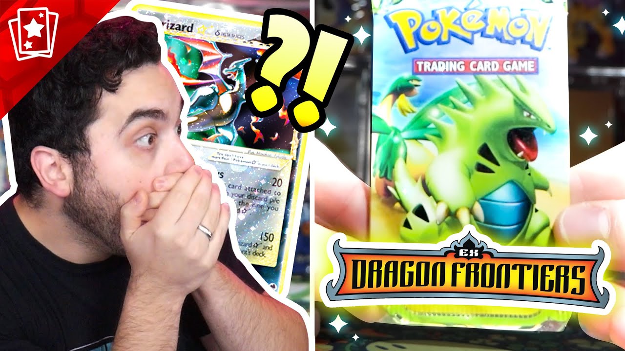 GOLD STAR CHARIZARD HUNTING! Opening Dragon Frontier and more Pokemon Cards!