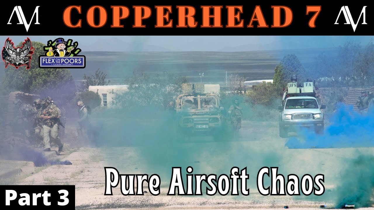850 Player Desert Neighborhood Airsoft/Milsim Game: Squad Gameplay, Part 3