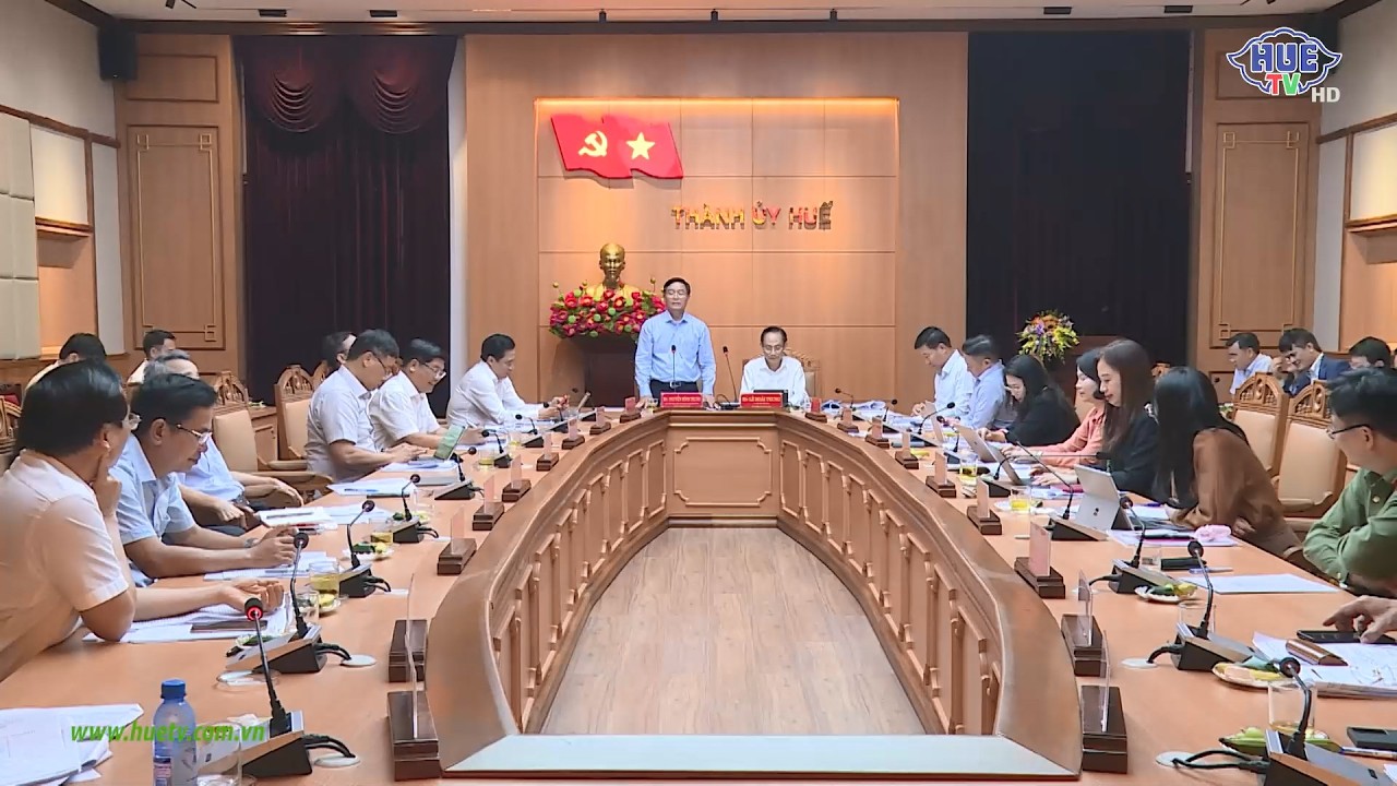 Công bố Quyết định kiểm tra, giám sát đối với Ban Thường vụ Thành uỷ Huế