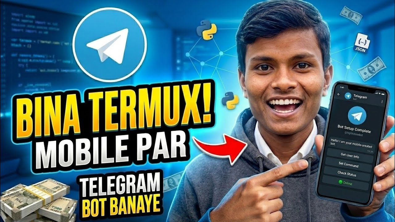 Create Telegram Bot on Mobile, No Termux Needed