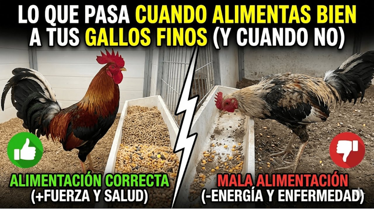 Lo Que Pasa Cuando Alimentas Bien a tus Gallos Finos (y Cuando No)